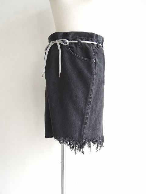 【MAISON EUREKA 】REWORK BIGGYSHORTS /ブラック MAISON EUREKA【メゾンエウレカ】正規取り扱い店、通販可能 ON LINE